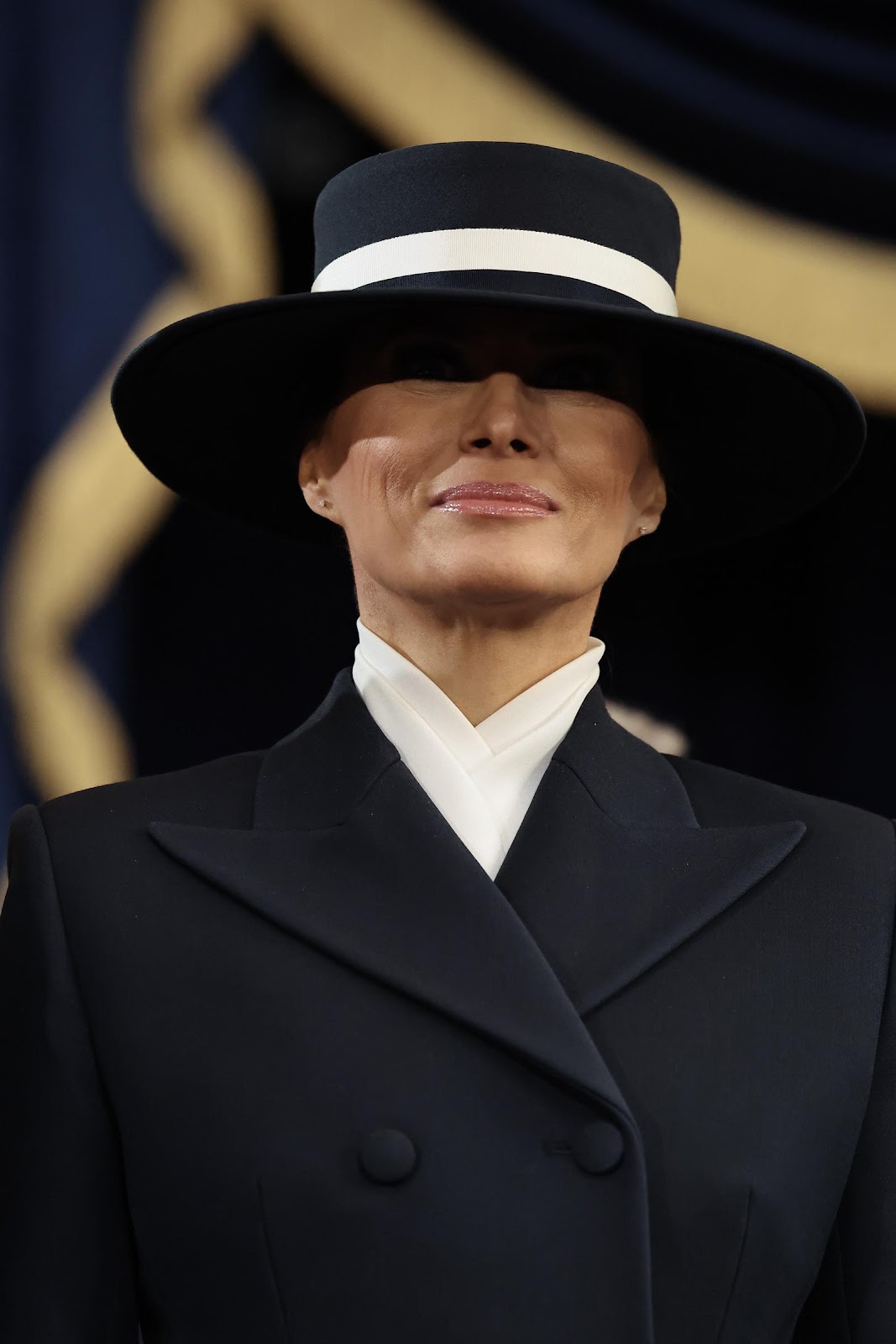 Melania Trump during her husband's second inauguration. | Source: Getty Images