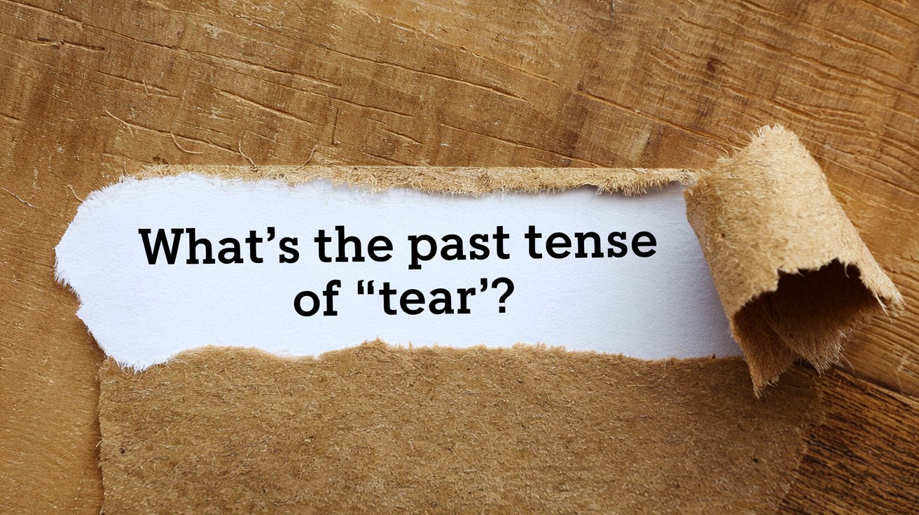 What’s the Past Tense of “Tear”?