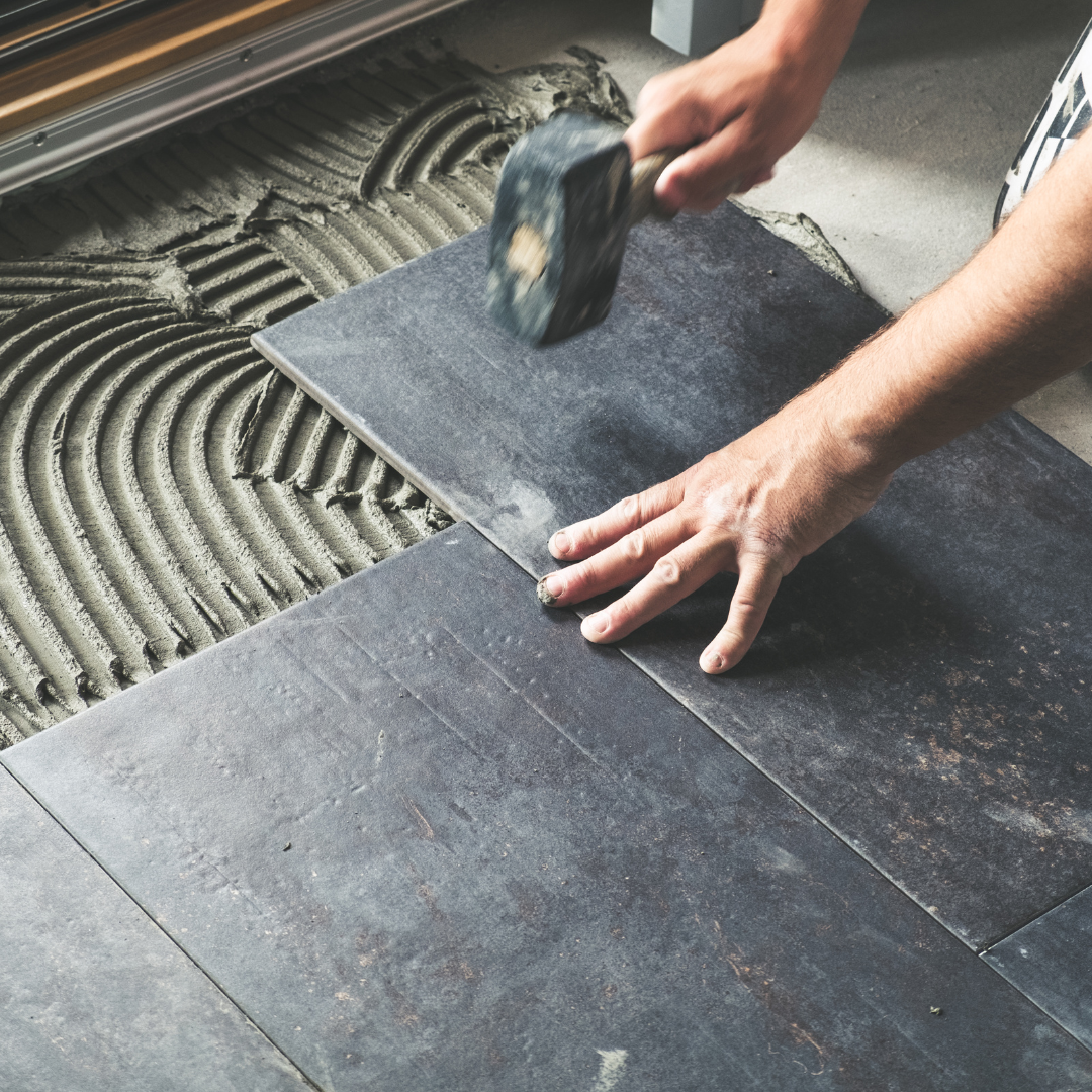 pose de carrelage à Goderville