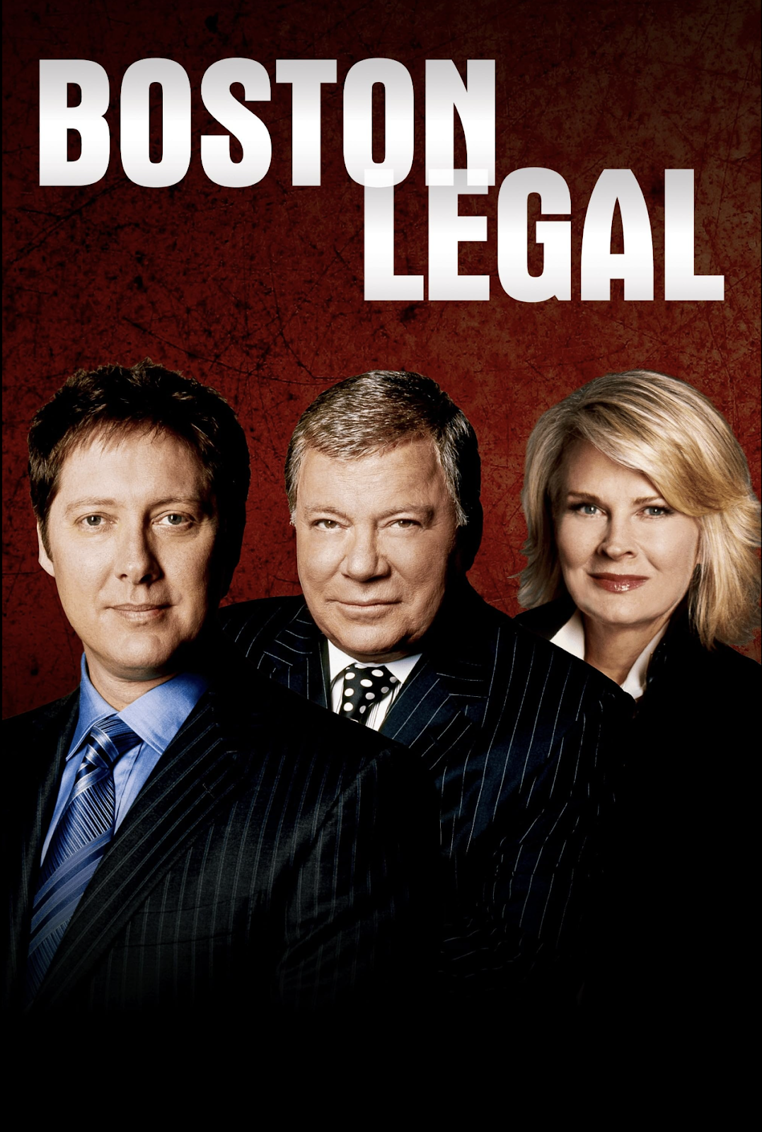 An official poster for the show “Boston Legal”