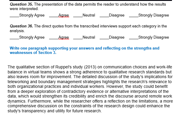 BMGT-8028 Week 8 Assignment: Evaluating Quantitative and Qualitative Research Articles