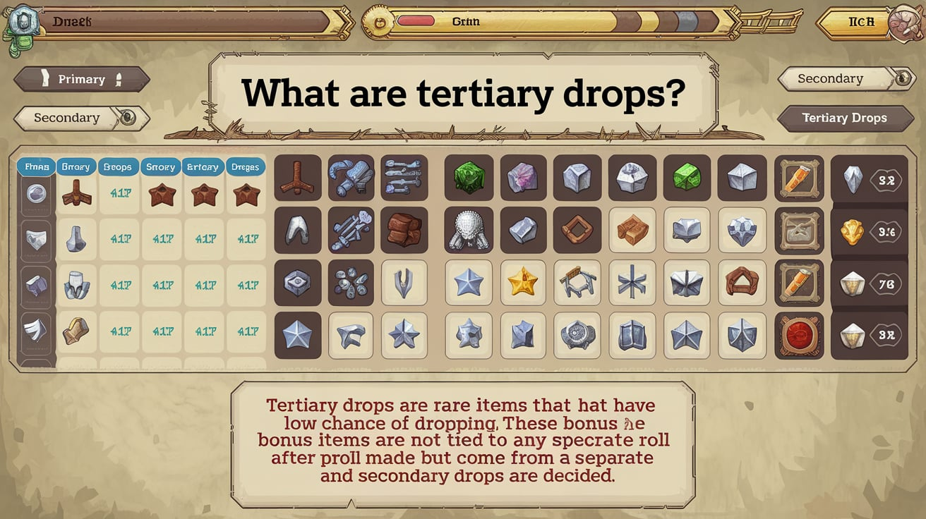 How Do Tertiary Drops Work in OSRS