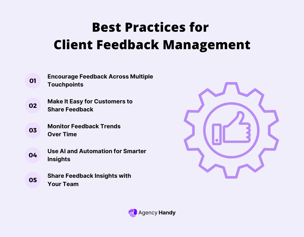 Best Practices for Client Feedback Management