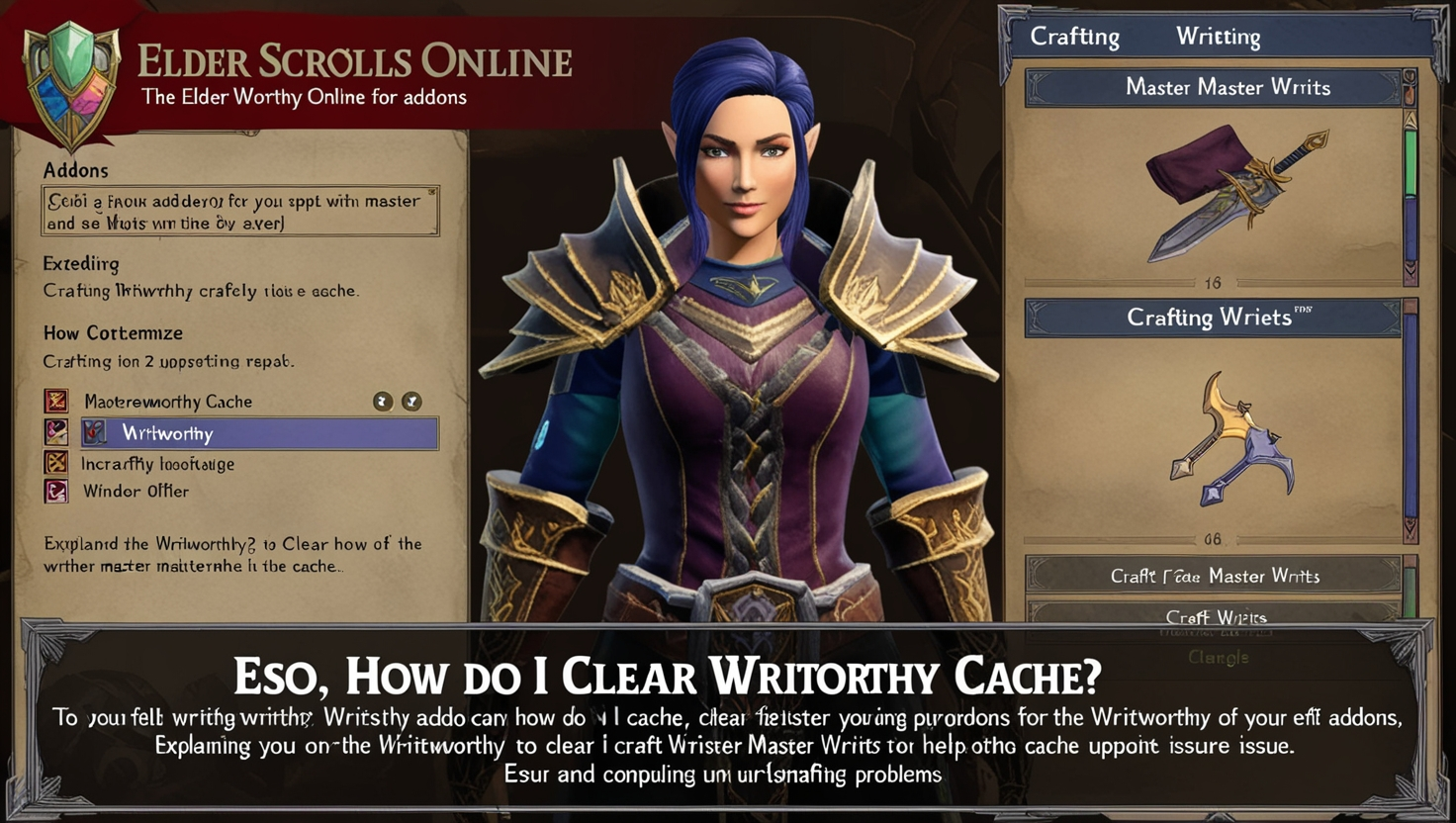 ESO How Do I Clear Writworthy Cache
