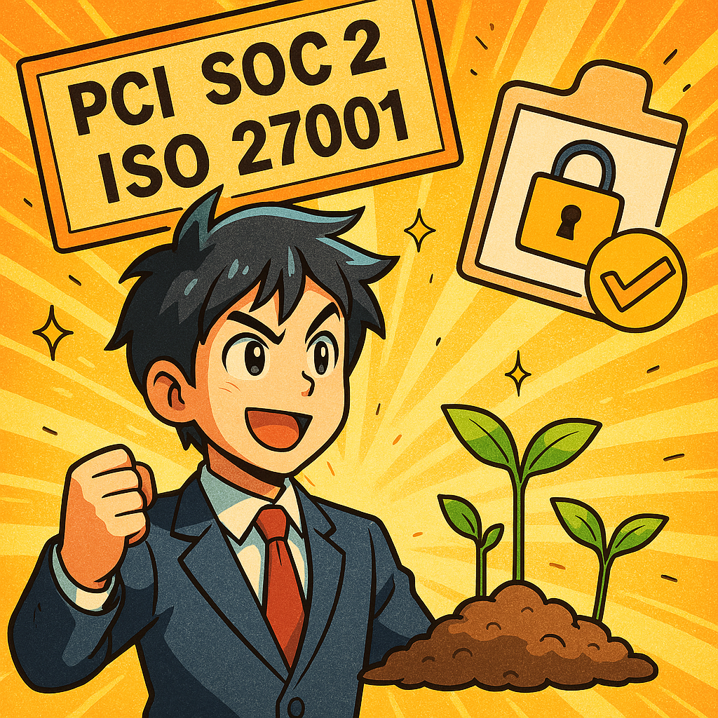 pci
soc 2
iso 27001
