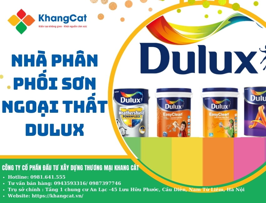 Nhà phân phối sơn ngoại thất Dulux