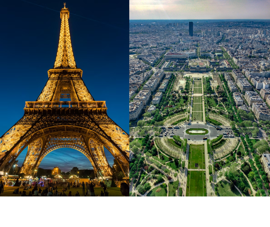 most popular attraction — the Eiffel Tower