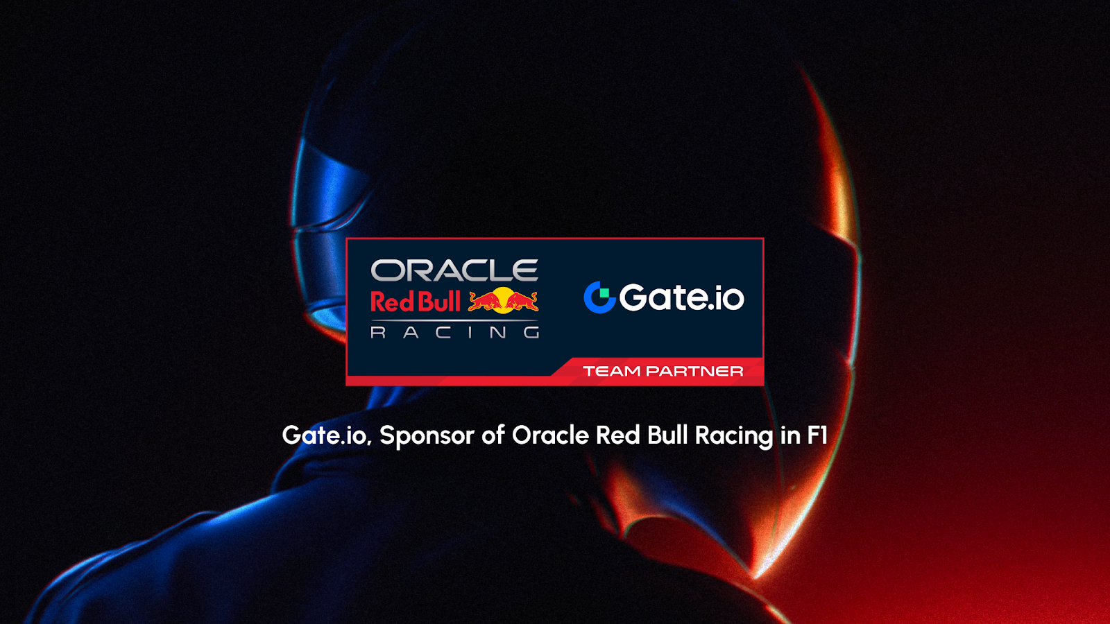 Gate.io is now the Sponsor of Oracle Red Bull Racing in F1. Source: Gate.io 