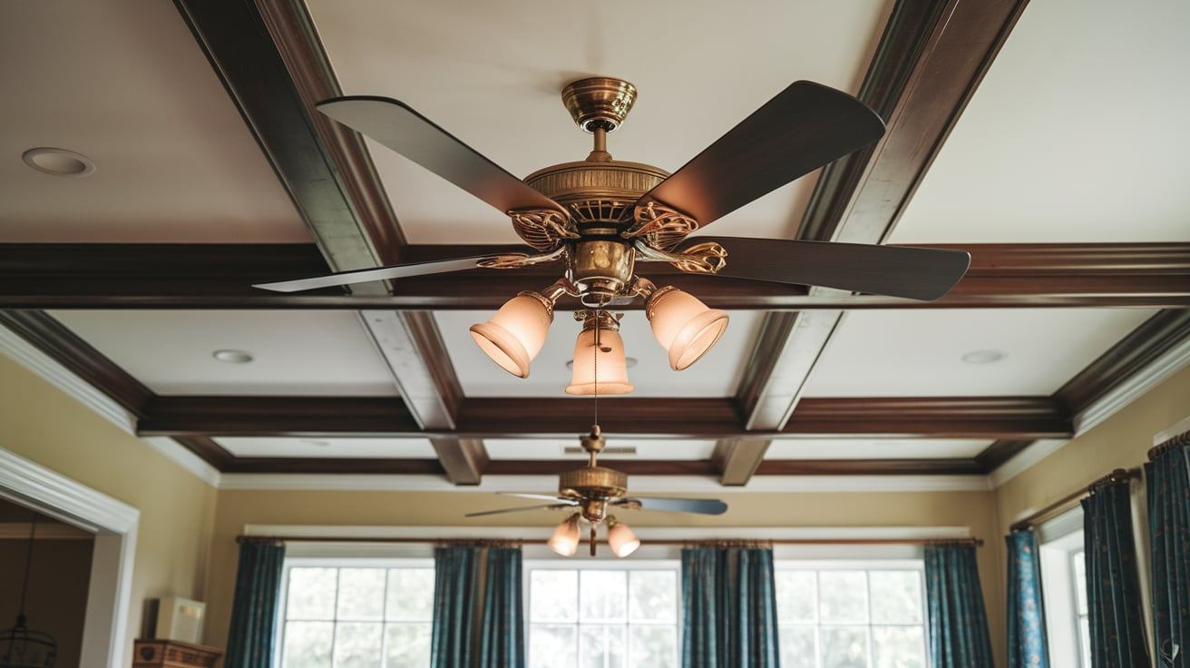 1970s Hunter Model 25454 Ceiling Fan
