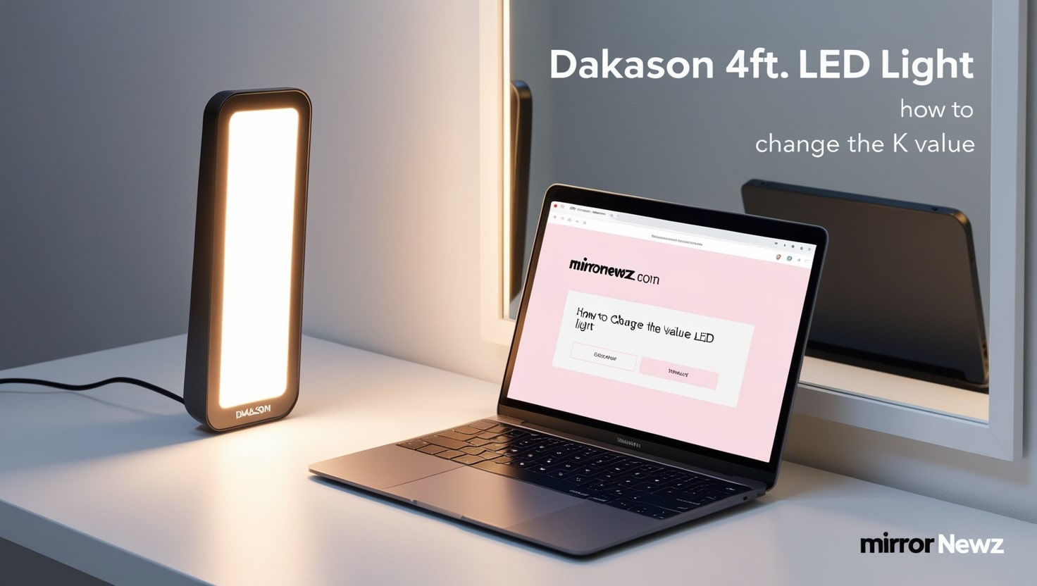 How to Change K Value on Dakason 4ft. LED Light