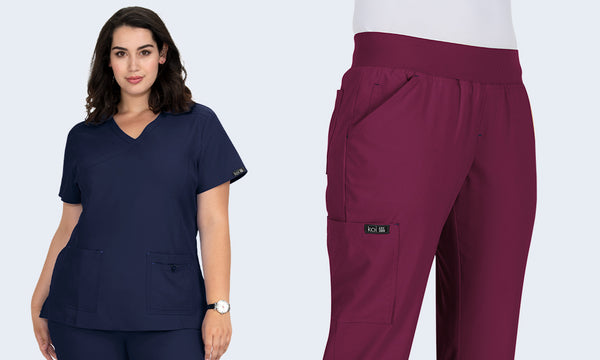 Koi Basics plus size scrubs