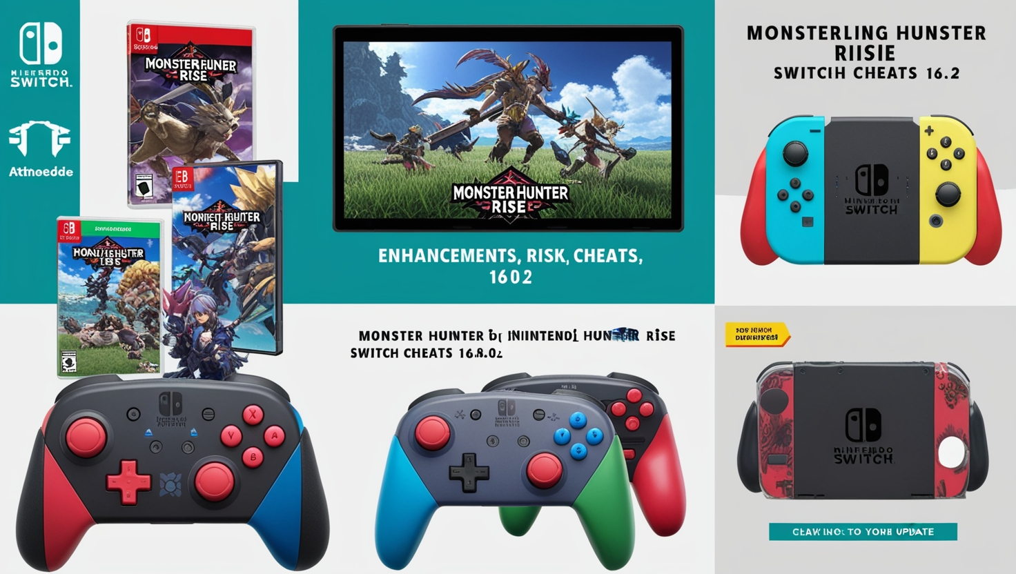 Monster Hunter Rise Nintendo Switch Cheats 16.0.2