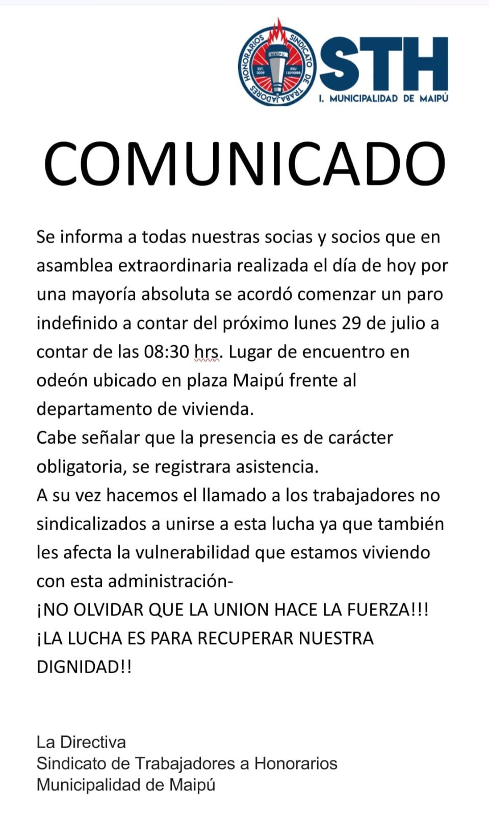 E:\COMUNICADO SINDICATO TRABAJADORES DE MUNI MAIPU.jpeg