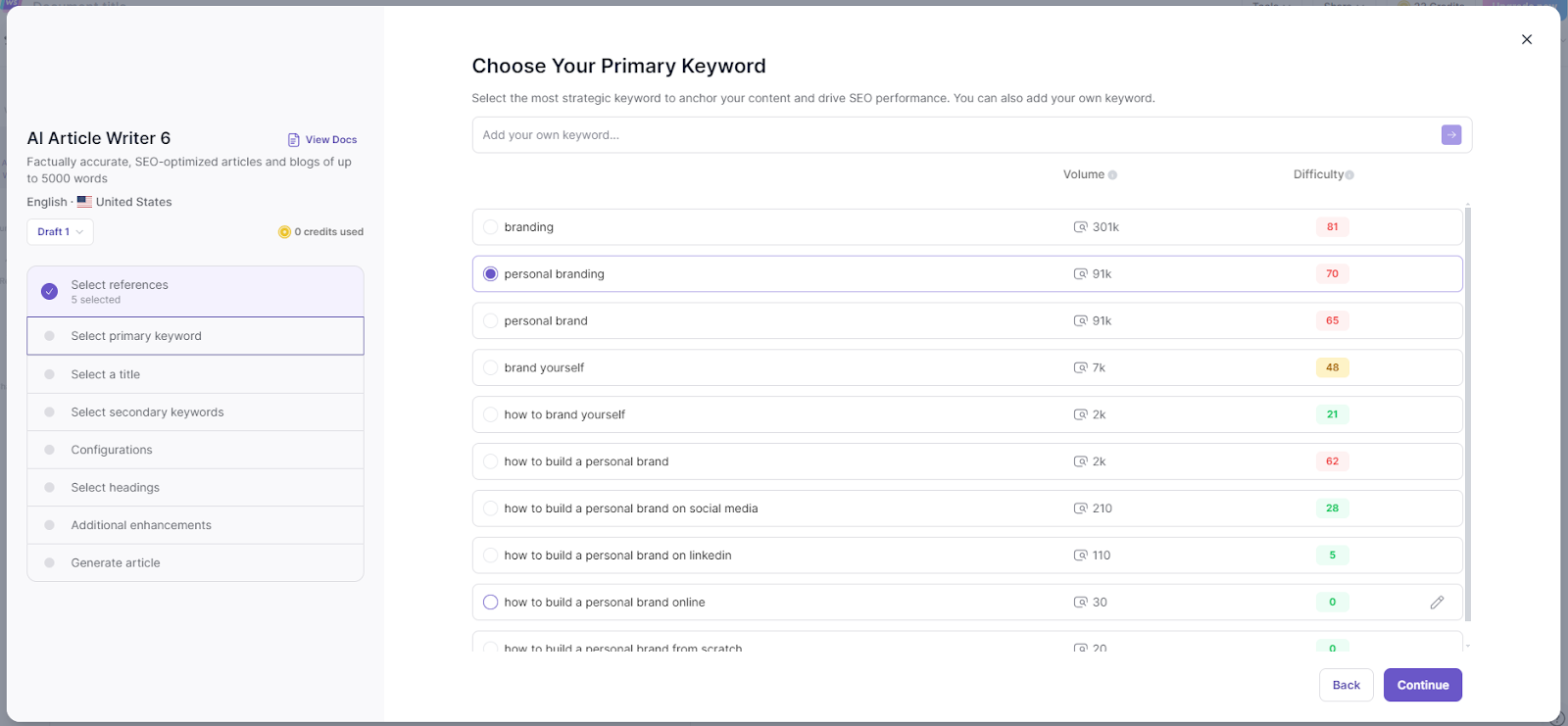 Writesonic's AI Article Writer - AI for SEO