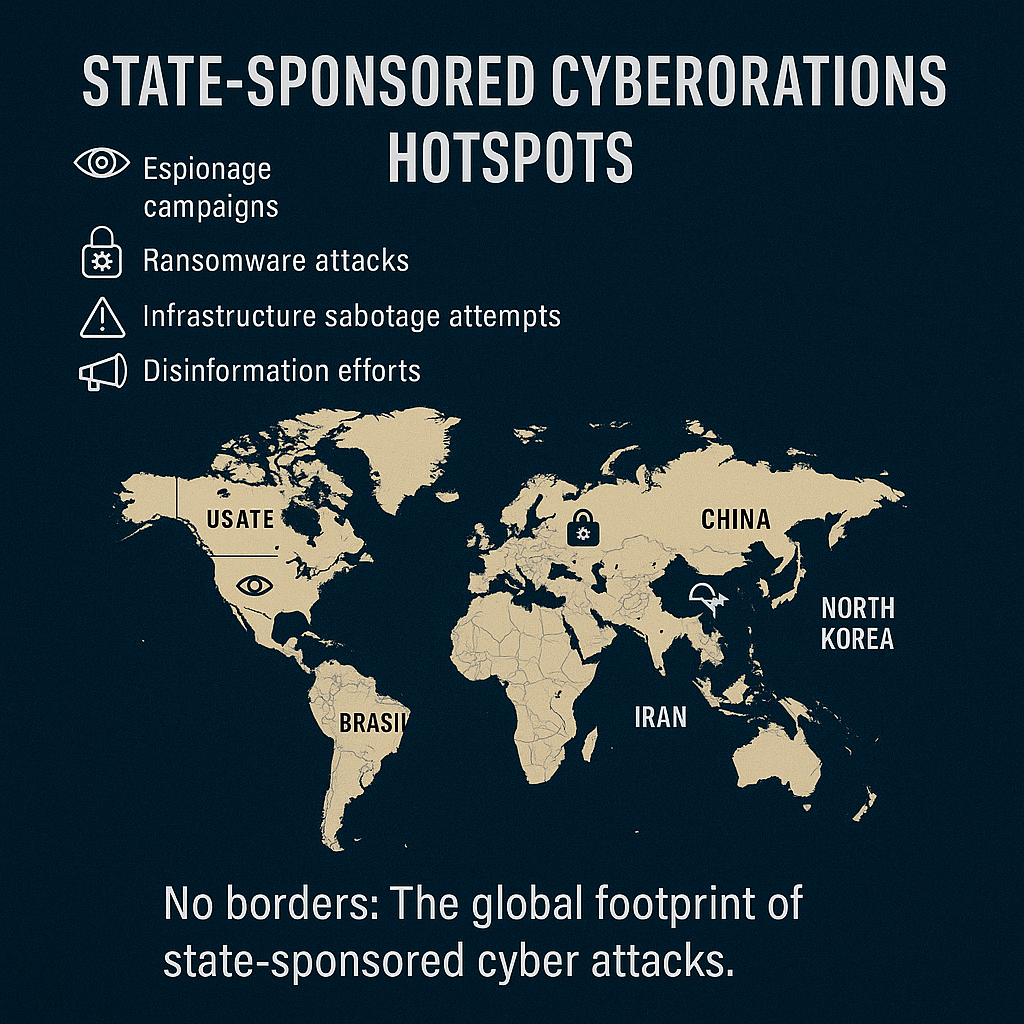 No borders: The global footprint of state-sponsored cyber attacks