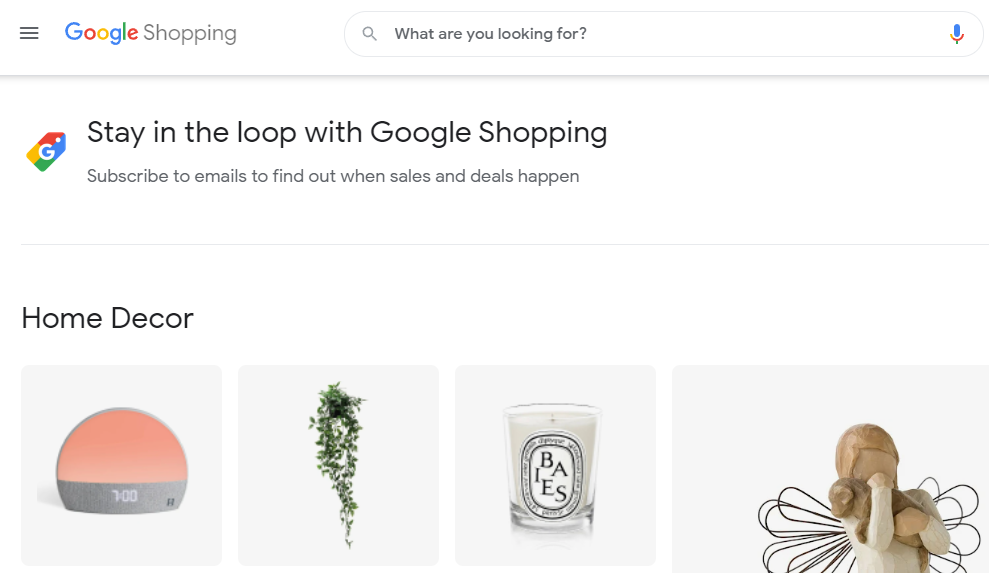 google shopping