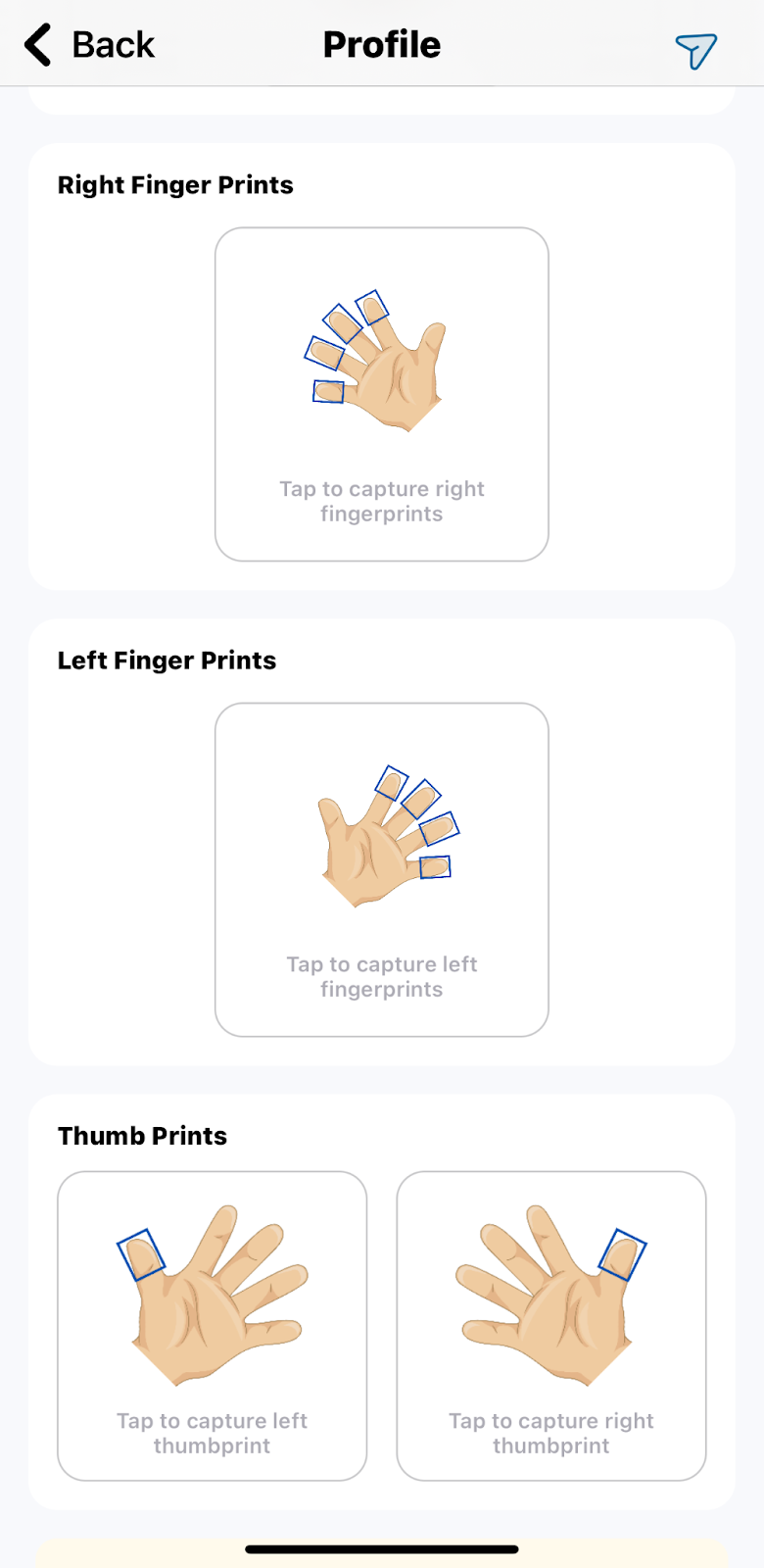 (Fingerprint Scan on iPhone Step 4: Fingerprint Scans Get Saved In Your Profile)