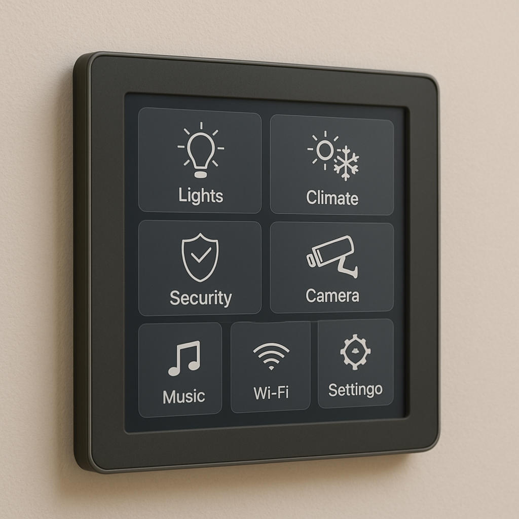 Home automation control panel