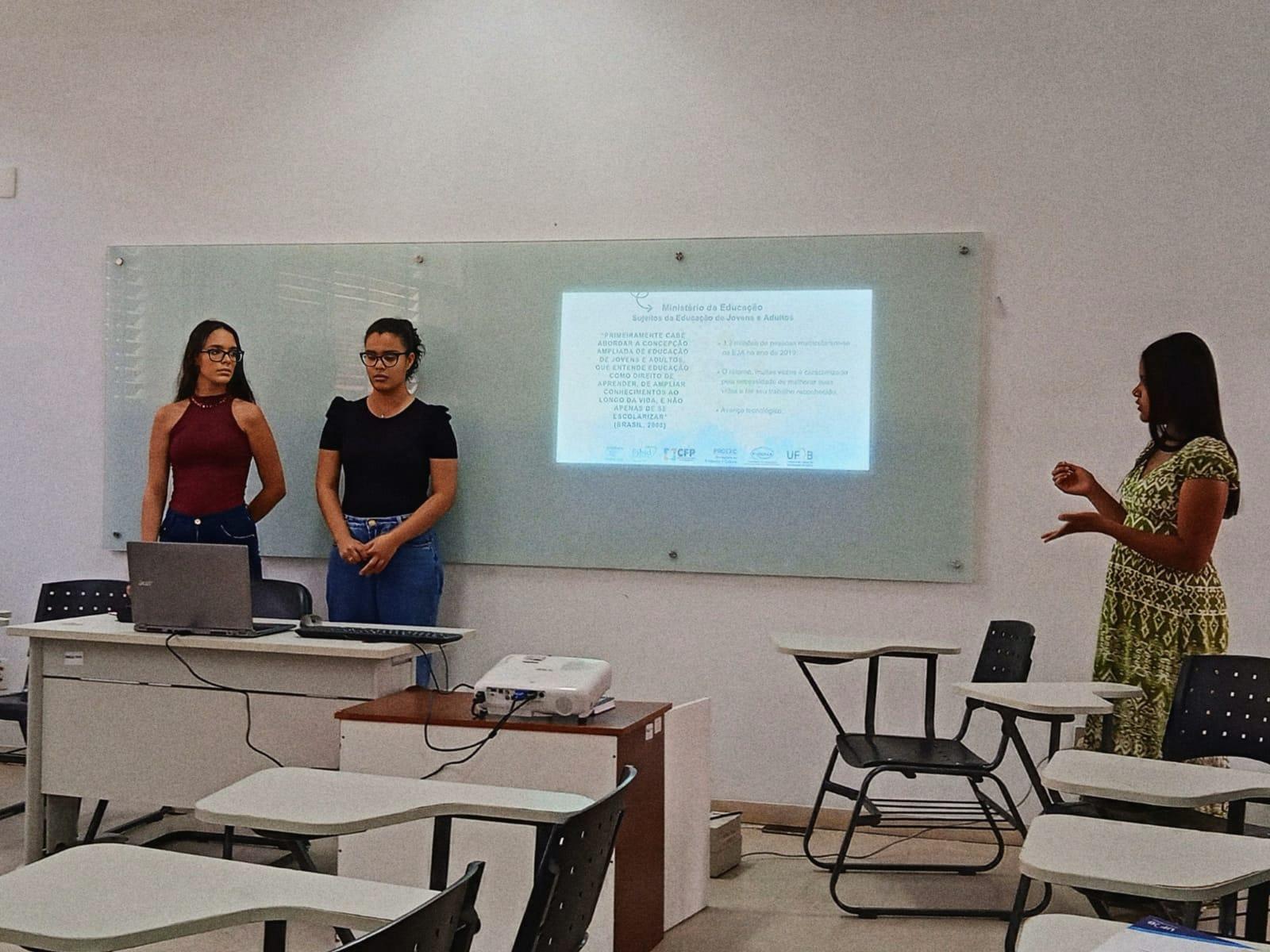 Residentes do PRP em atuação na turma do 6º ao da Escola Monsenhor Antônio José de Almeida