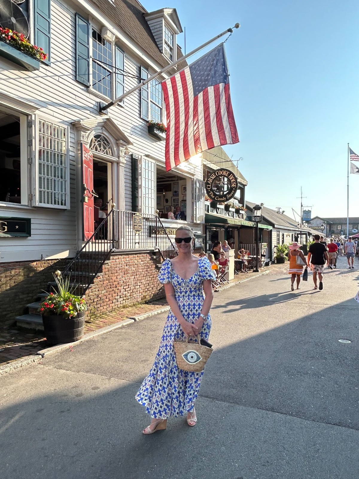 Hilary Dick on Bowen's Wharf 