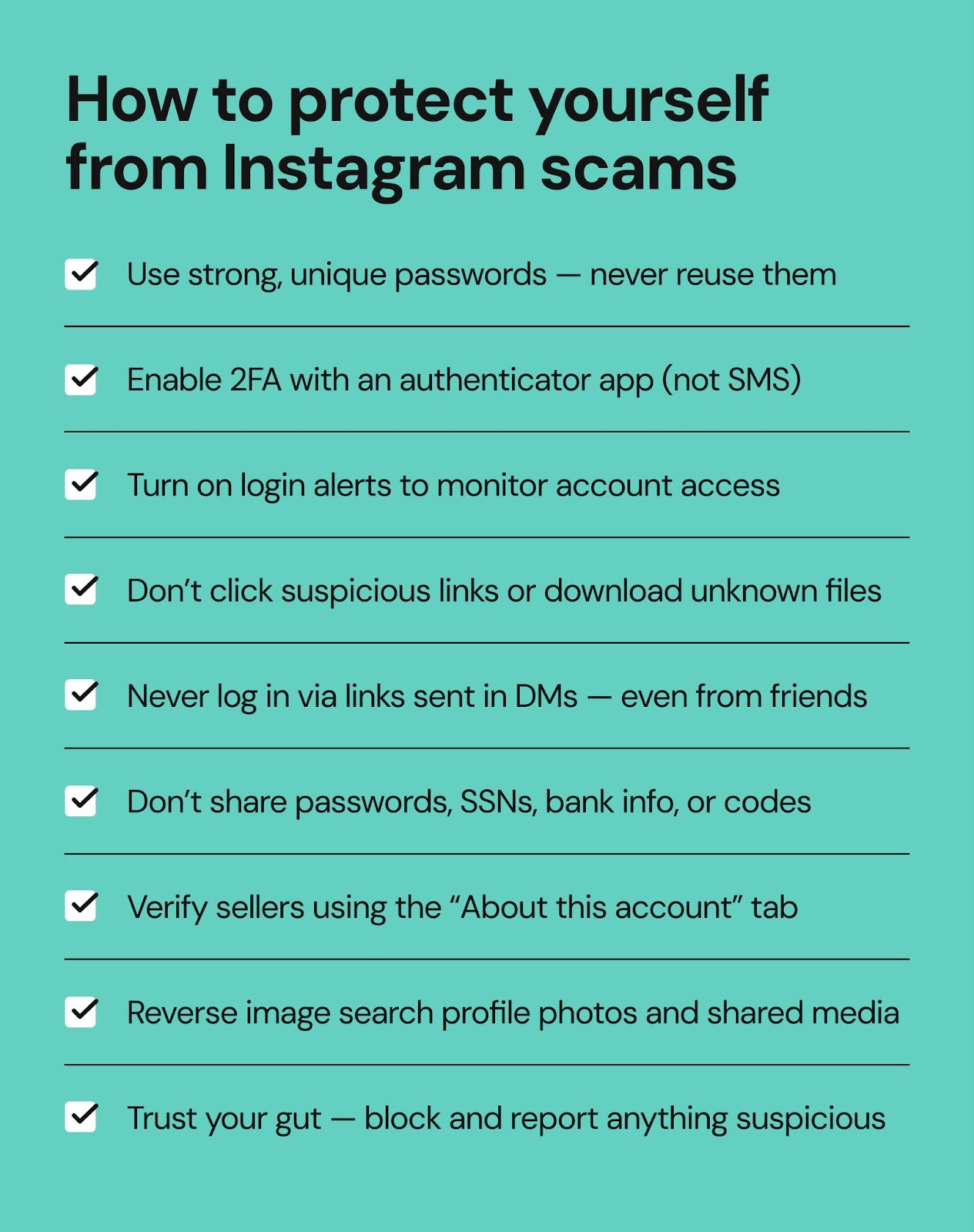 How to protect yourself from Instagram scams