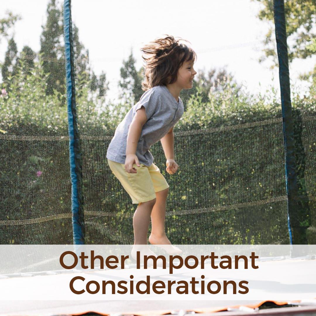 Child playing on Trampoline- Super Tramp