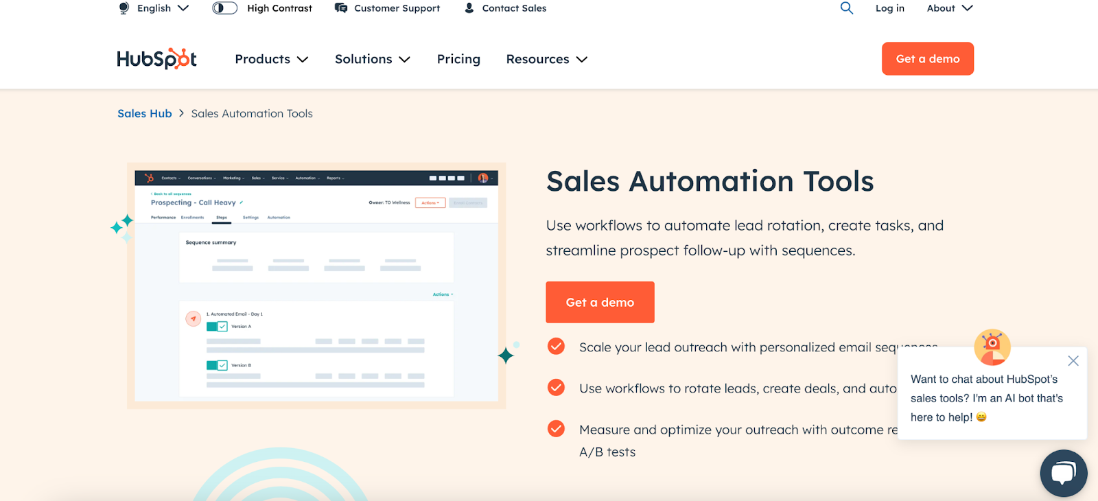 Hubspot Sales Hub