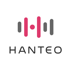 This contain a logo of Hanteo