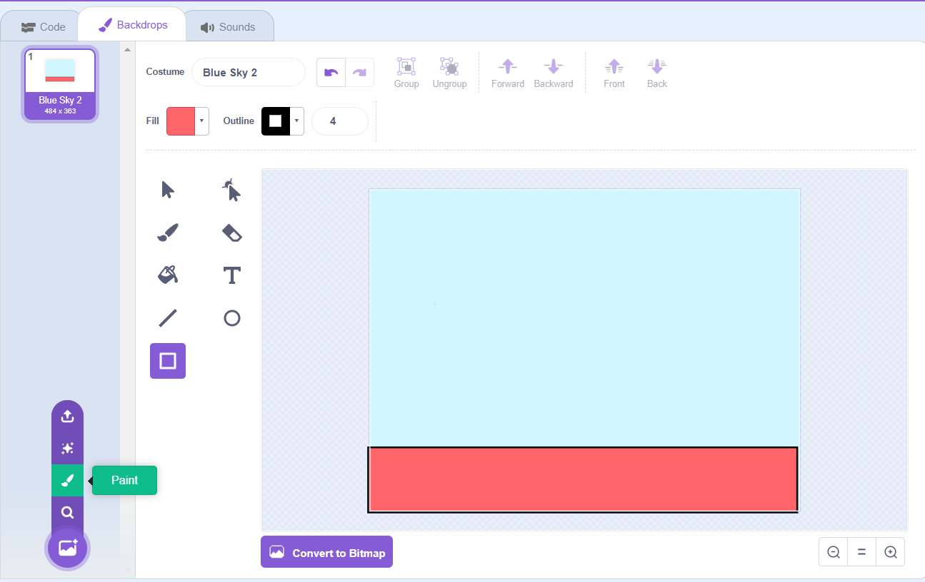 Writing a geometry sprint program