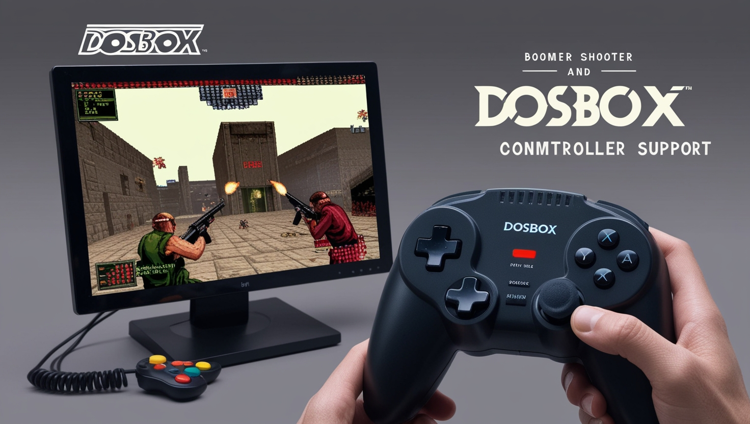 Boomer Shooter Dosbox and Conmtroller Support