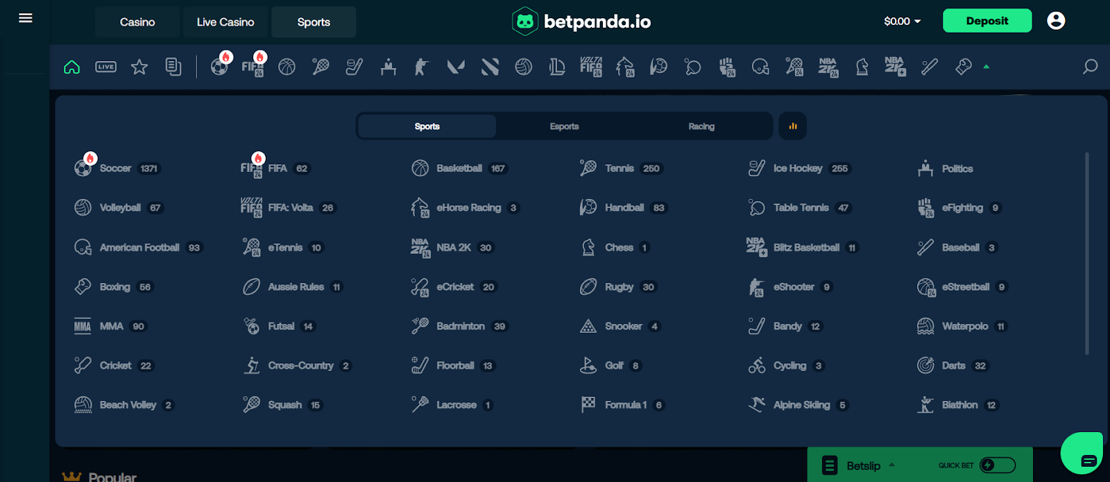 betpanda sportsbook