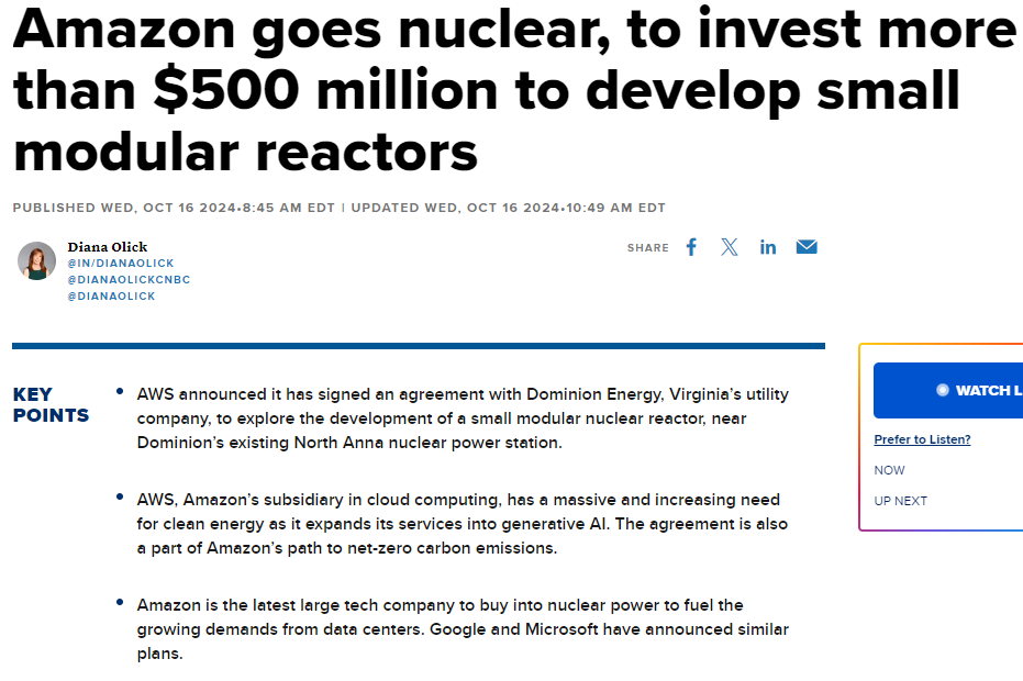 Amazon goes nuclear