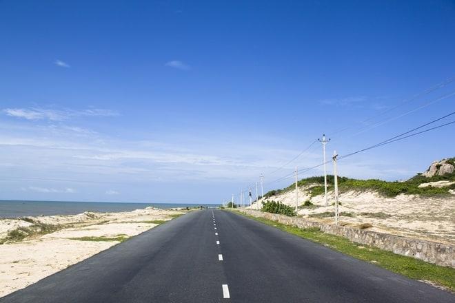 Đường đi Vũng Tàu bằng xe máy gần nhất (ảnh ST)