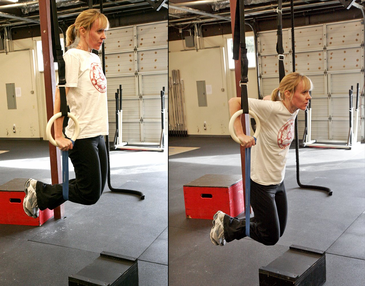 Latihan Cincin Senam - Ring Dips