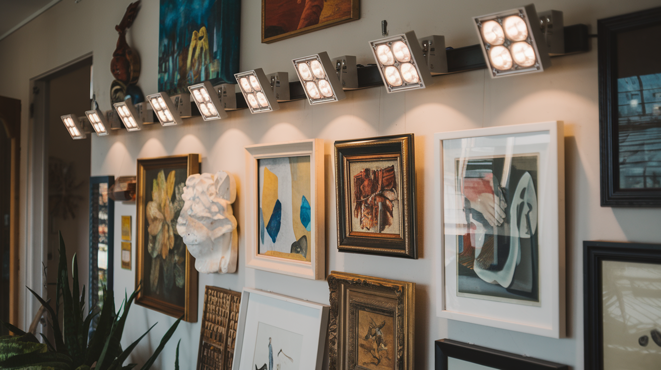 gallery wall light over 3x3 battery operated