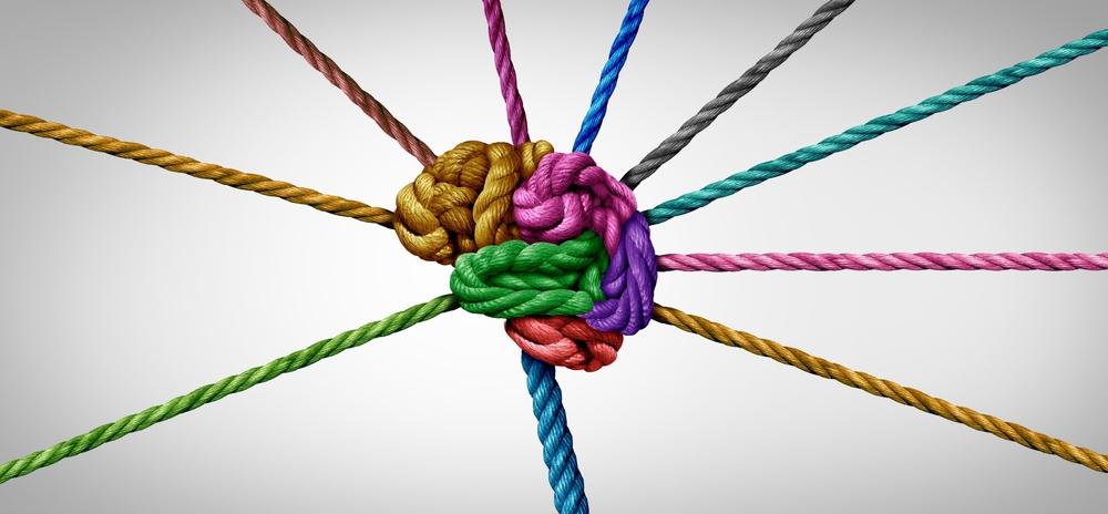 A group of colorful ropes connected together

Description automatically generated