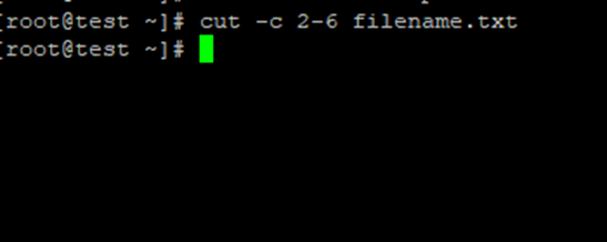 cut -c filename.txt 2-6

