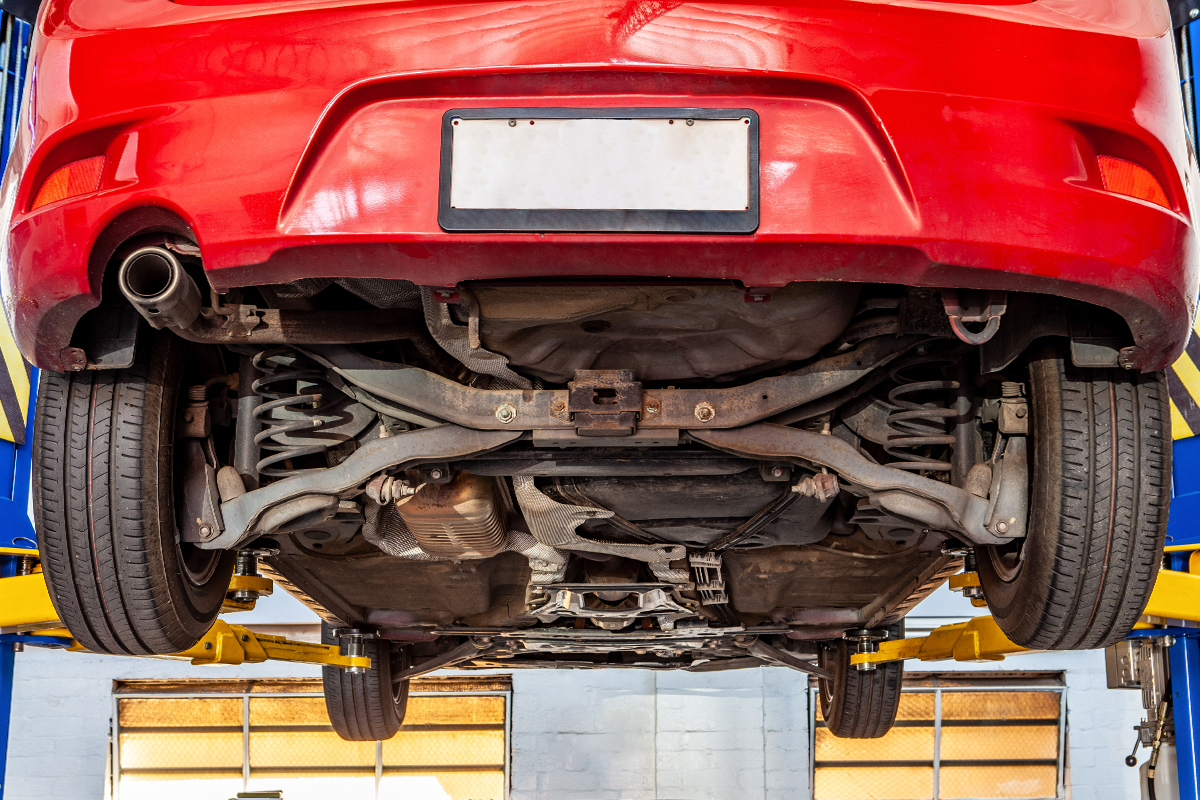 Car underbody anti-rust coating