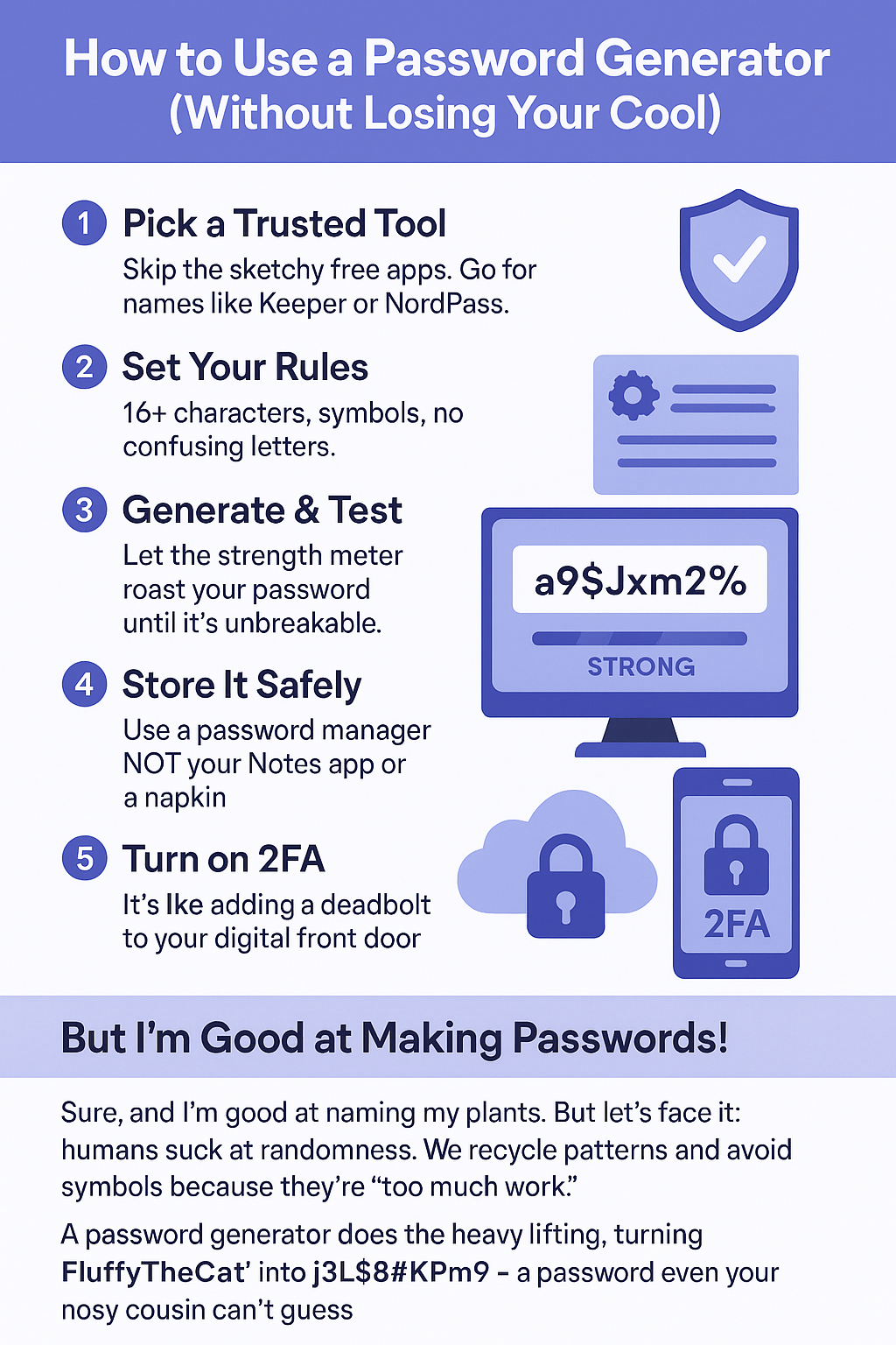 An interface view of a high-security random password generator tool, featuring multiple customization options such as password length adjustment, inclusion of uppercase and lowercase letters, numbers, and special characters. The layout is clean and intuitive, with clearly labeled buttons for generating, copying, and resetting passwords. Designed to help users create complex, unbreakable passwords for enhanced online security.