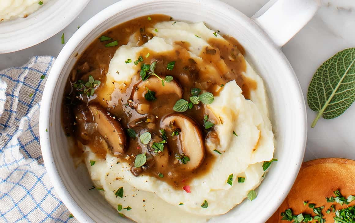 Resep Mashed Potato with Gravy Mushroom