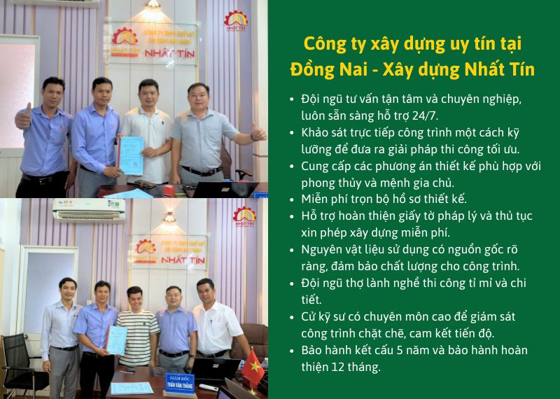 Công ty xây dựng uy tín tại Đồng Nai - Xây dựng Nhất Tín 2