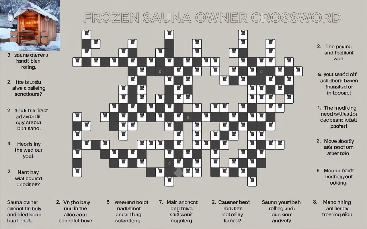 Frozen Sauna Owner Crossword