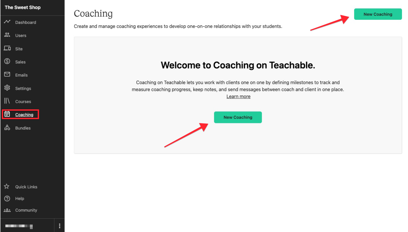 Create Coaching