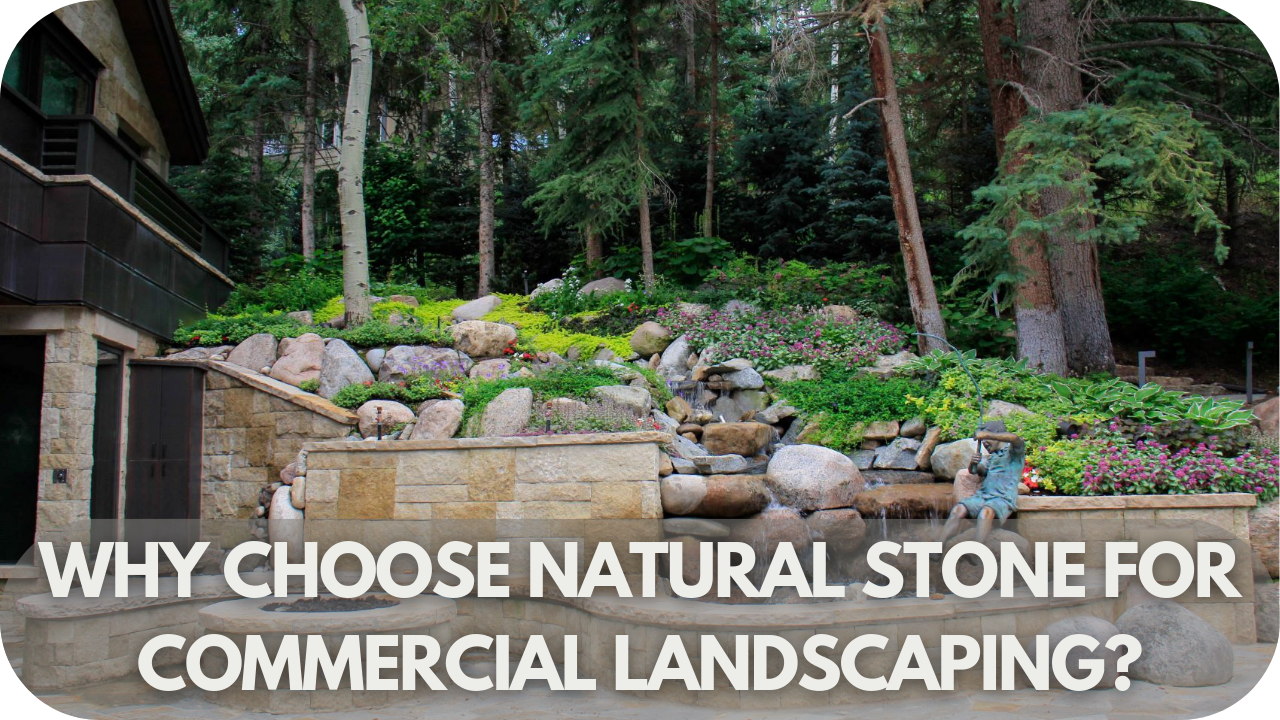 Discover why natural stone is a top choice for commercial landscaping, offering durability and aesthetic appeal.