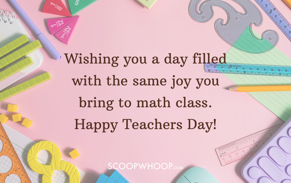 happy teachers day quotes for maths teacher