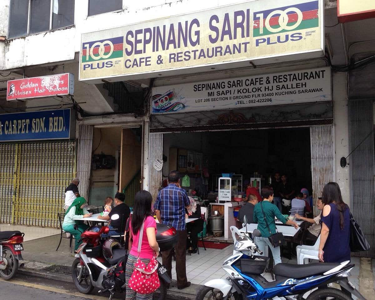best place in kuching for sarawak local food Sepinang Sari