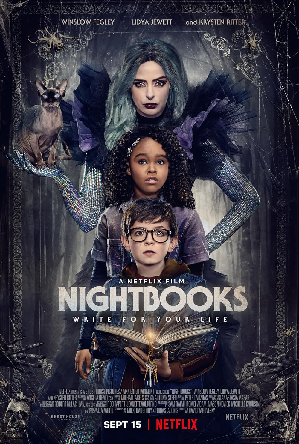 Nightbooks- Horror comedy movies on netflix