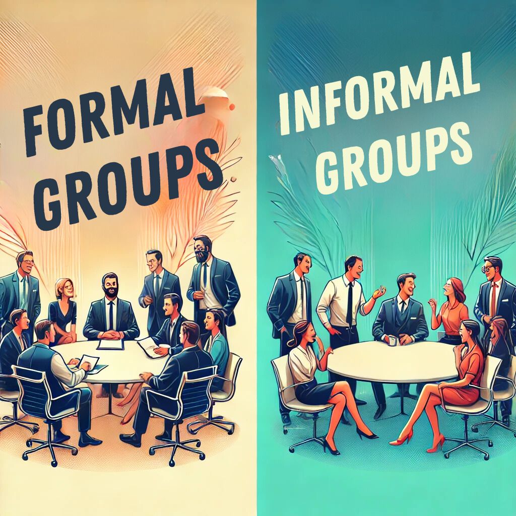 formal and informal groups