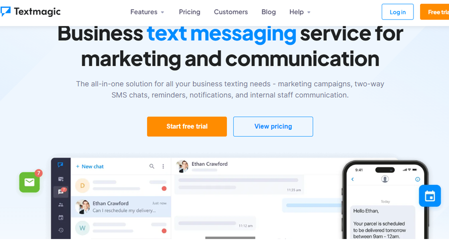 TextMagic is a great bulk messaging tool.