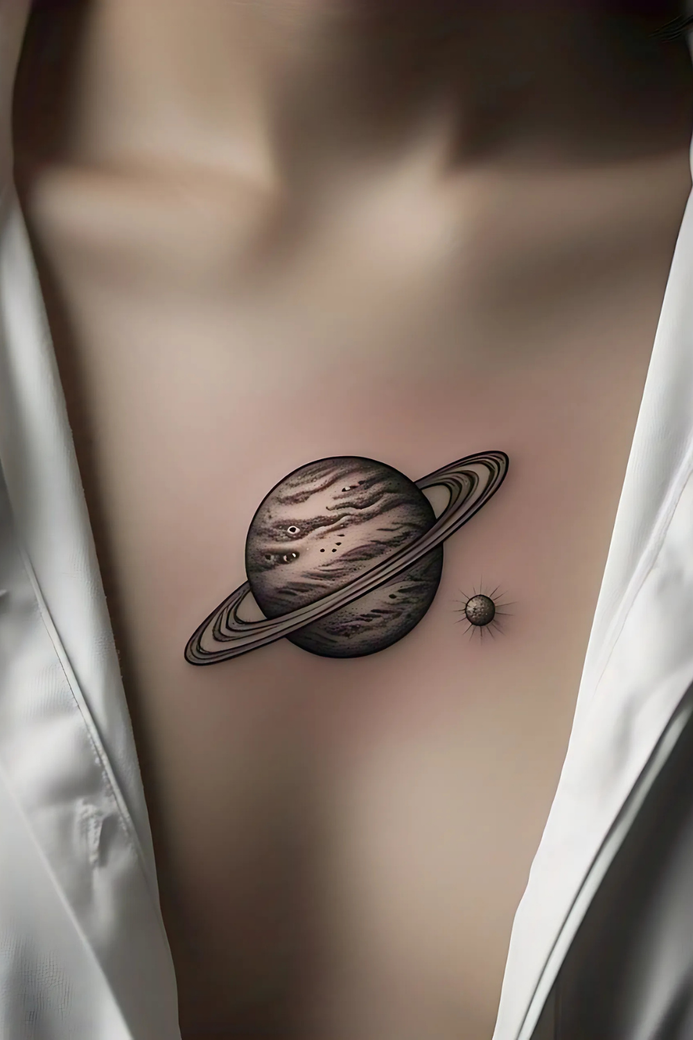 3D Jupiter Tattoo